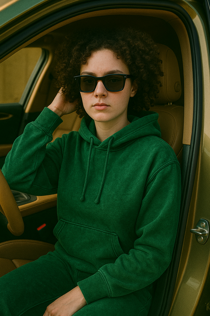 Bottle Green Acidwash